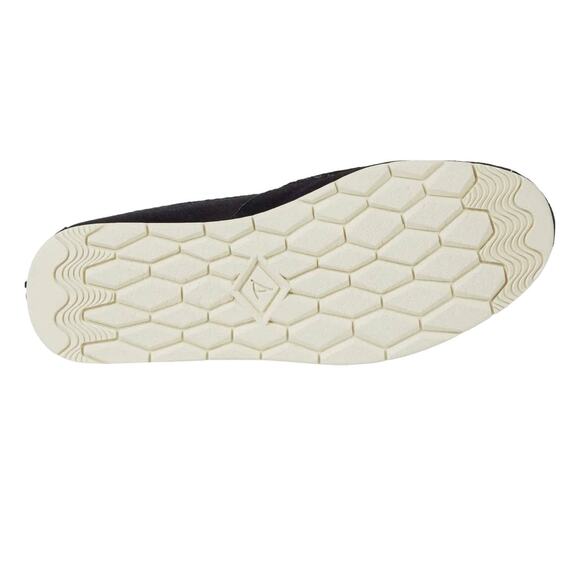 SPERRY Moc-Sider Black Suede Moccasin Faux Fur Lining Men Loafers Comfort 12 NWT - Picture 10 of 15